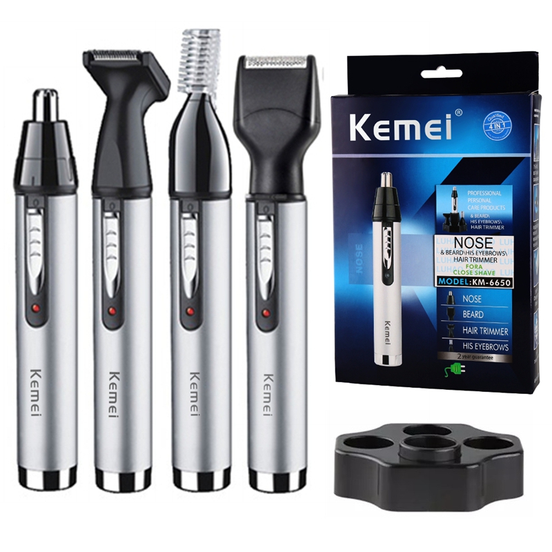 Men'S Grooming Hair And Body Wash - Kemei 充電式オールインワンヘアトリマー男性/女性用グルーミングキット電動ひげトリマー顔、体、眉毛、鼻、耳トリマー