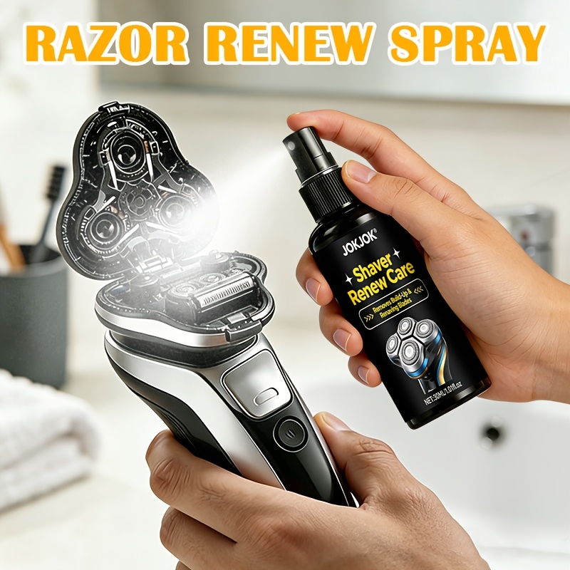 Grooming Men'S Hair - 電気シェーバーリニューアルケアスプレー 30 ミリリットル潤滑クリーナーロータリーカミソリバリカントリマー防錆ノイズ低減オイル