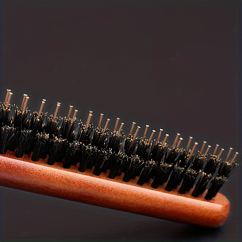1個入り 木製ハンドル付き静電気防止ヘアコーム、スタイリング - Men'S Grooming Brush のレビューと価格