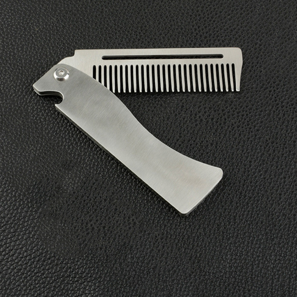折りたたみ式ひげ用コーム。細かい歯で髪の毛をとかすのに適して - Grooming Men'S Hair のレビューと価格