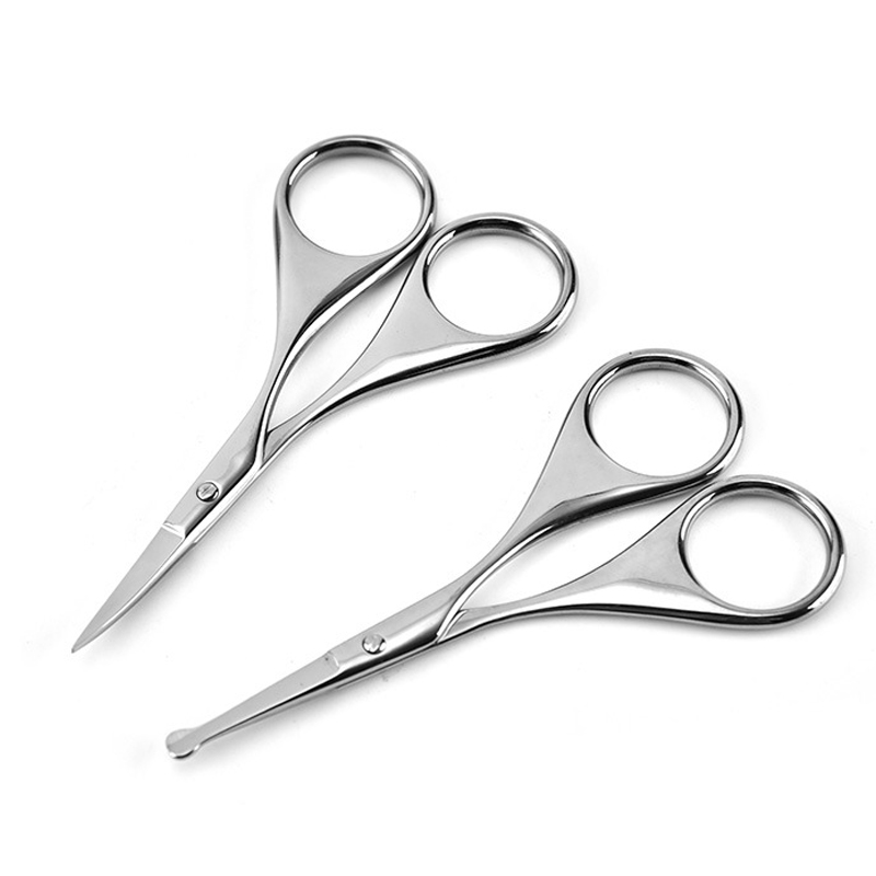 顔の毛小さなグルーミングはさみ男性女性眉毛鼻毛口ひげひげまつ - Men'S Grooming Eyebrow Trimming のレビューと価格
