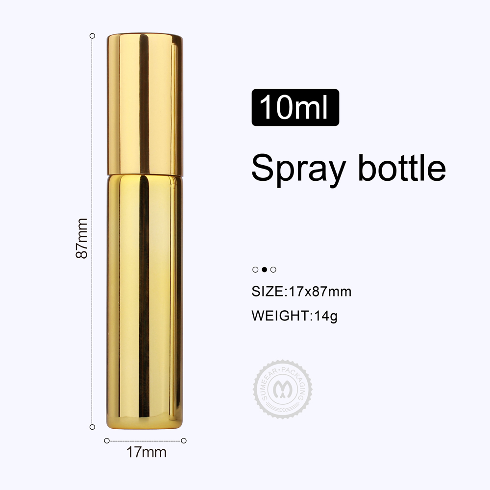 100ピース/ロット10ミリリットルポータブルuvガラス詰め - Cologne Spray Bottle のレビューと価格