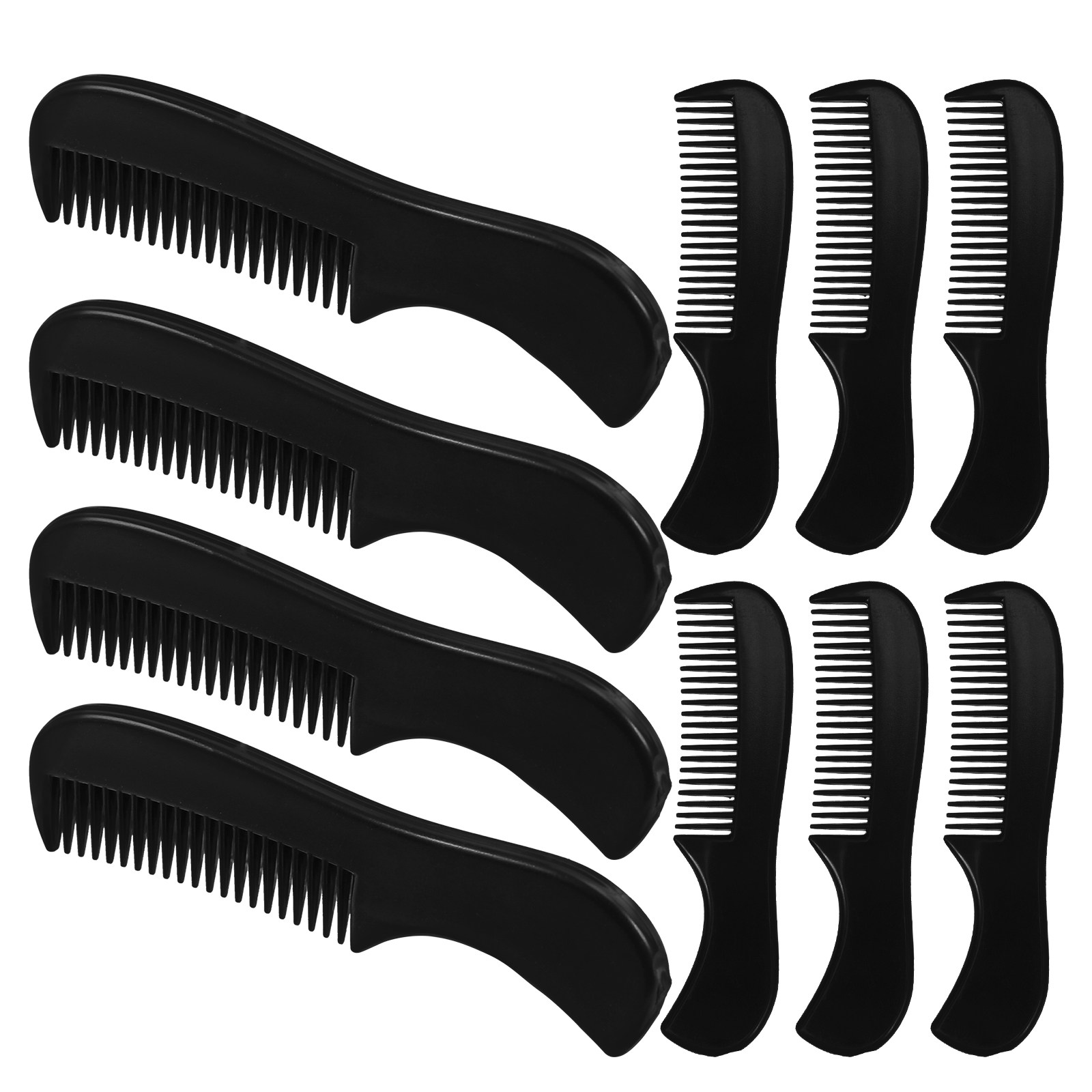 男性用小型ひげ用コーム10個入り。穴あけ不要のデザインで、プ - Grooming Men'S Hair のレビューと価格