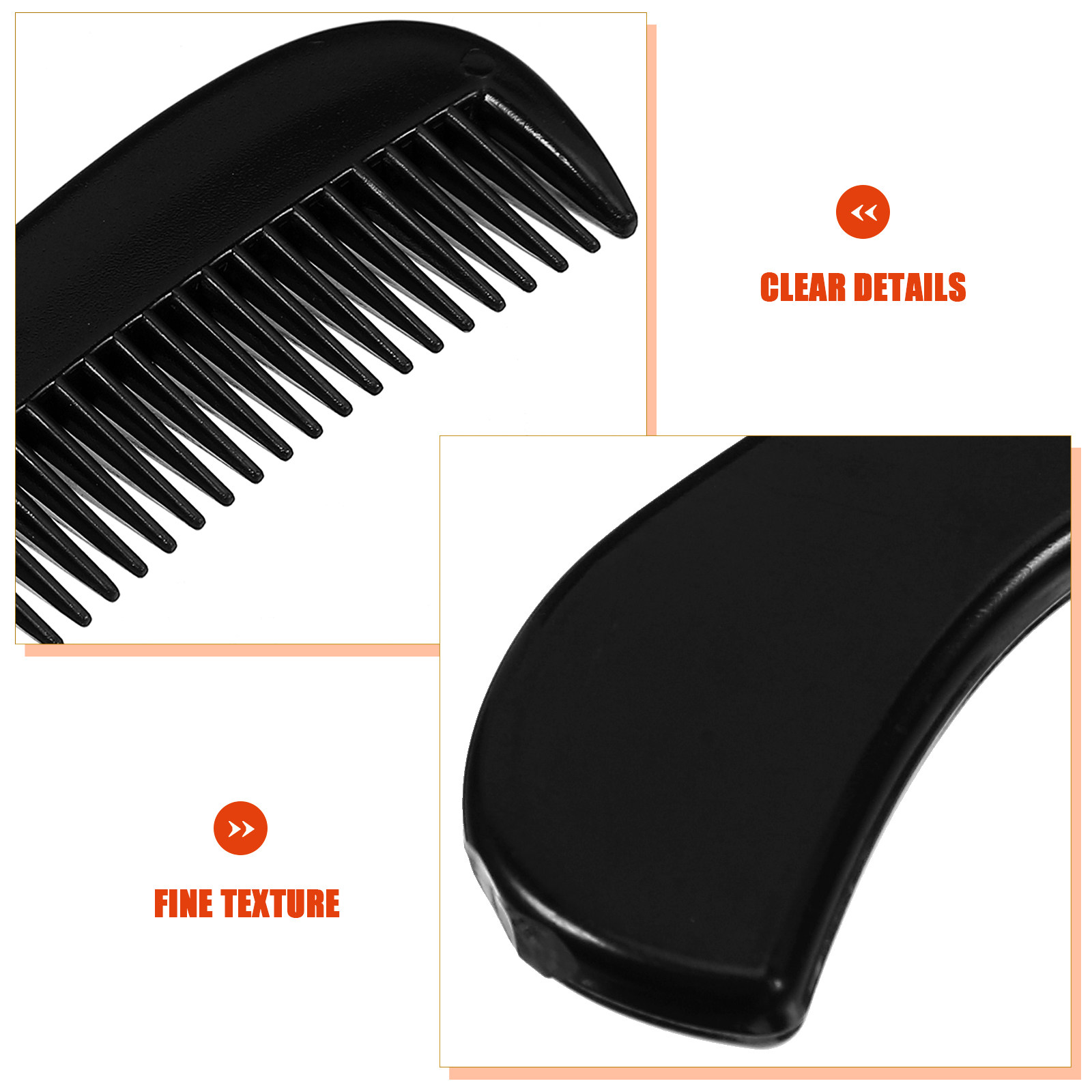 男性用小型ひげ用コーム10個入り。穴あけ不要のデザインで、プ - Grooming Men'S Hair のレビューと価格