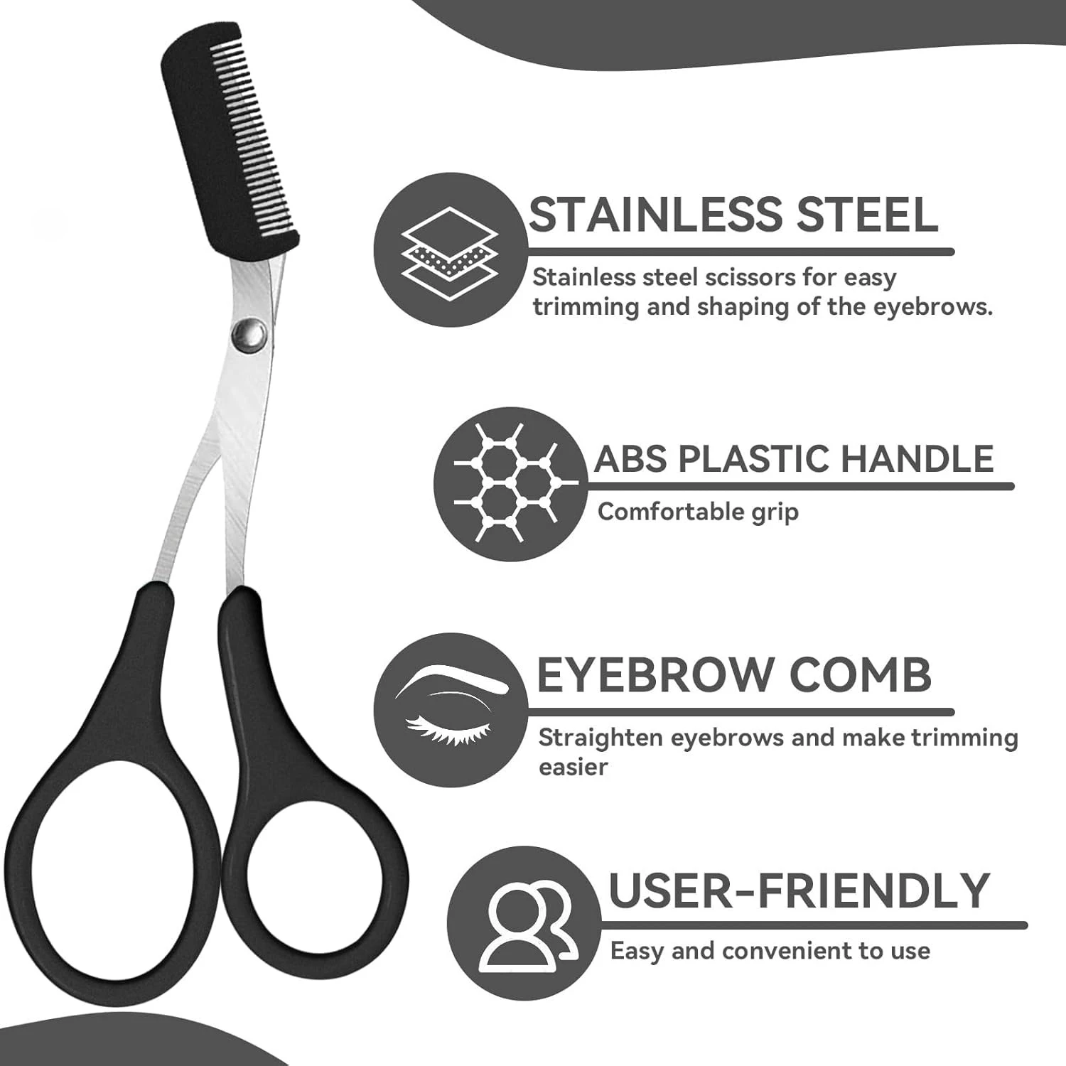 プロ仕様の眉毛グルーミングキット – ステンレス製のコーム、 - Men'S Grooming Eyebrow Shape のレビューと価格