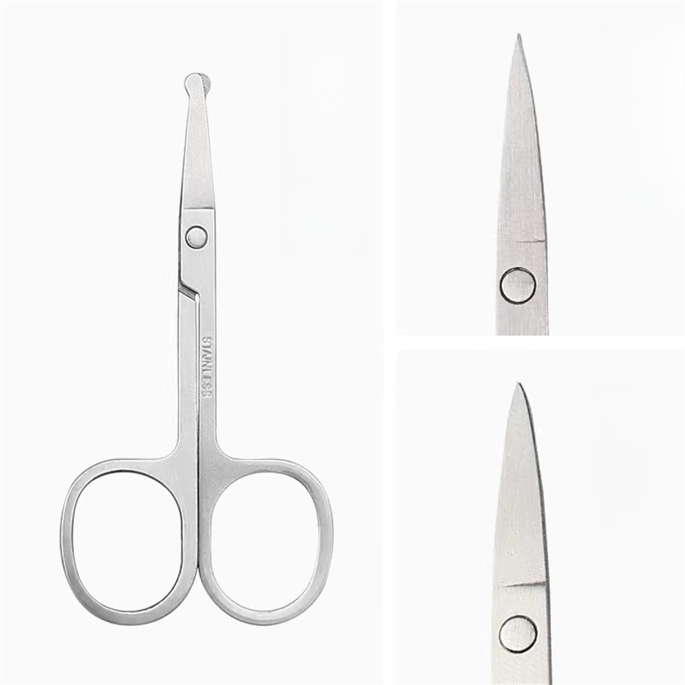 多目的フェイシャルヘアトリミングハサミ 男女兼用 眉毛、鼻毛 - Men'S Grooming Eyebrow Trimming のレビューと価格