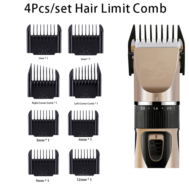 ヘアカットガイドコーム 4本セット プロ用理髪サロン グルー - Men'S Grooming Guide のレビューと価格