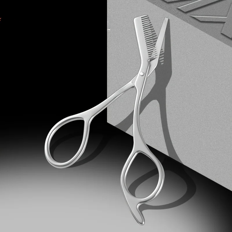 ステンレス製の眉毛トリミングハサミ、コーム付き、男性と女性の - Men'S Grooming Eyebrow Trimming のレビューと価格