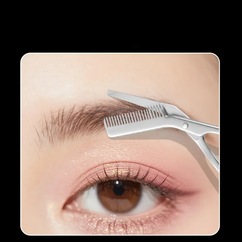 ステンレス製の眉毛トリミングハサミ、コーム付き、男性と女性の - Men'S Grooming Eyebrow Trimming のレビューと価格