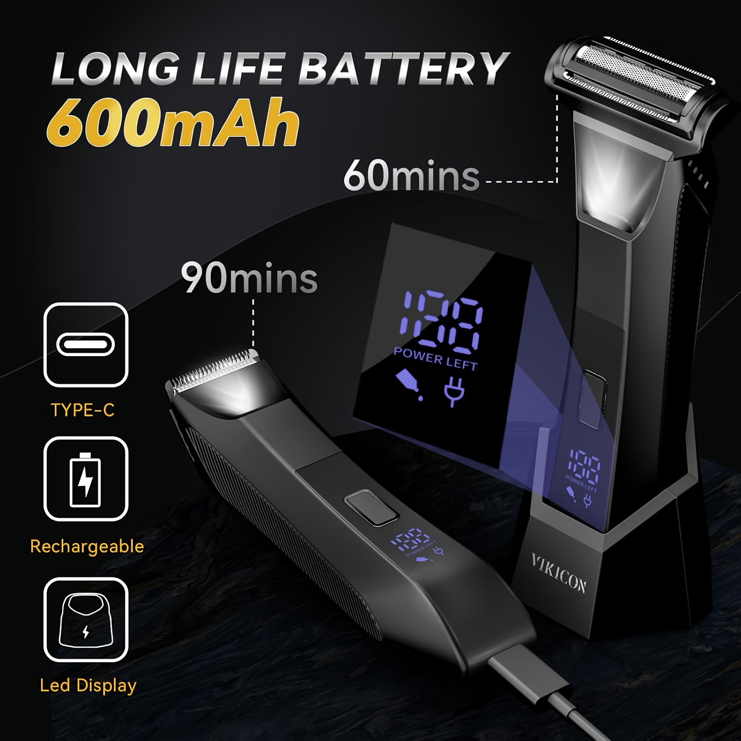 Mijia Youpin 2-in-1 電気バリカン・シェー - Men'S Grooming Products のレビューと価格