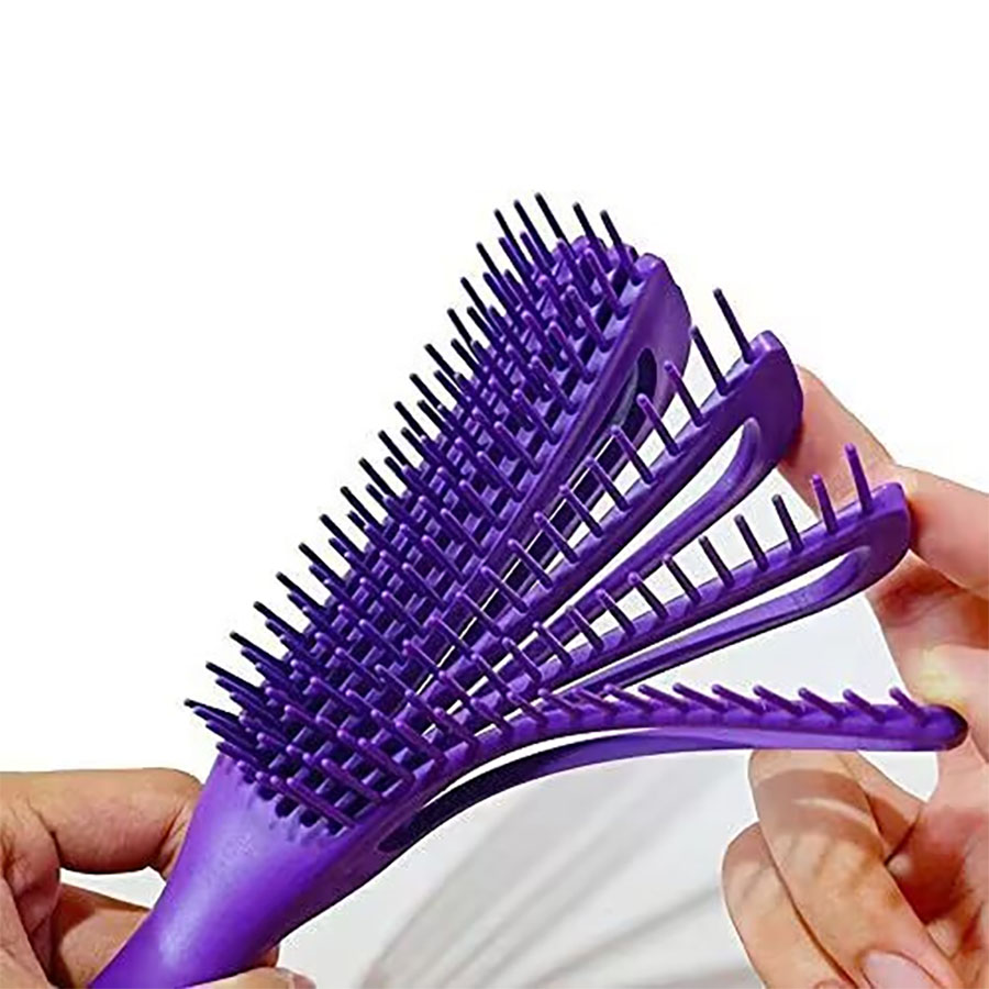 中空8歯タコ型頭皮マッサージコーム、髪の根元を引き上げ、静電 - Men'S Grooming Brush のレビューと価格