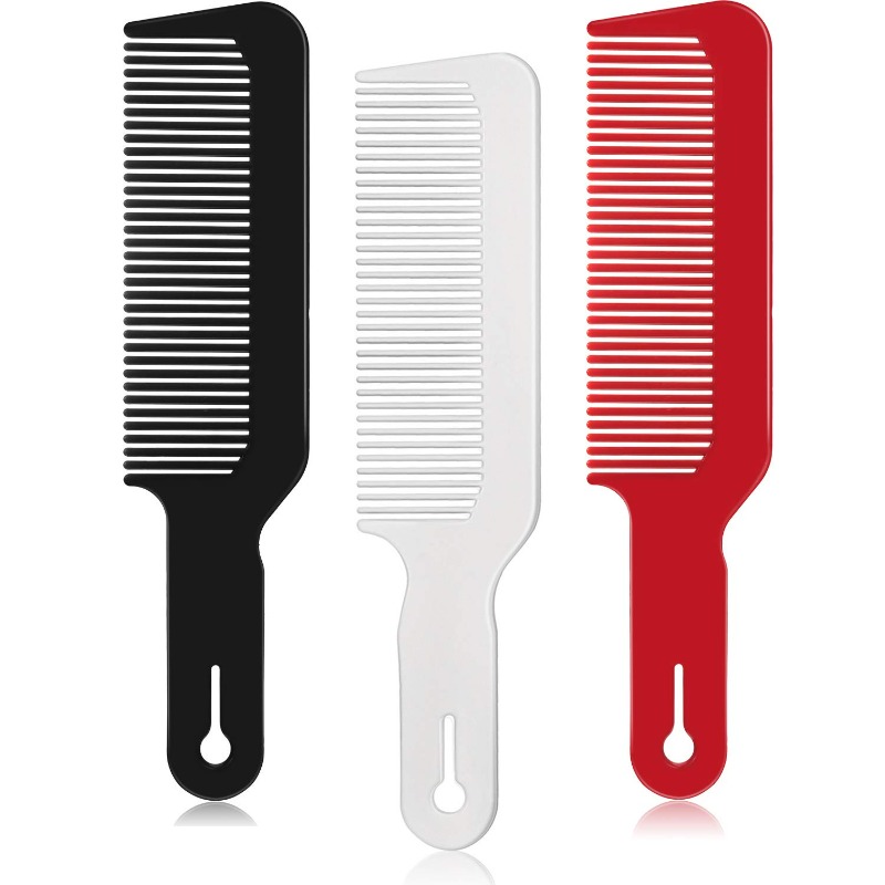 プロ用バーバーコーム、幅広歯デザイン、軽量スタイリングツール - Men'S Grooming Brush のレビューと価格