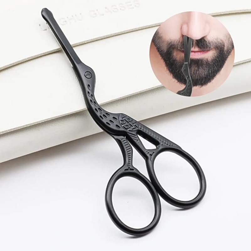 男女兼用顔の毛づくろい用ハサミ、眉毛、鼻毛、口ひげ、髭、まつ - Men'S Grooming Eyebrow Trimming のレビューと価格