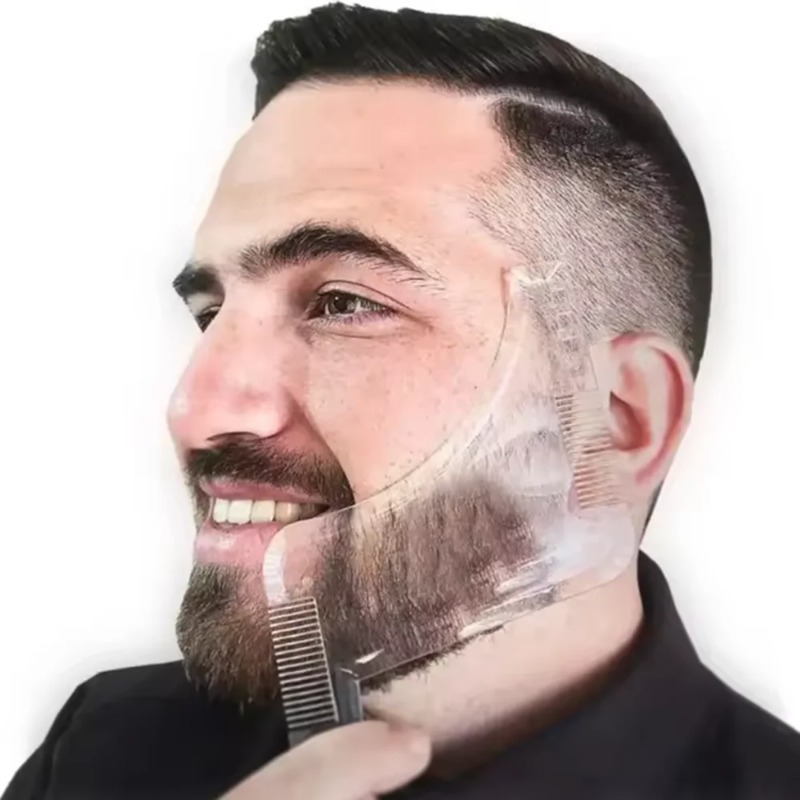 1個入り メンズ髭整形テンプレートコーム 軽量で柔軟なオール - Men'S Grooming Products のレビューと価格