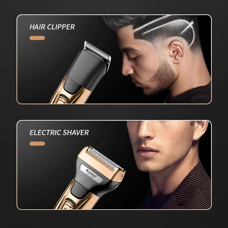 KEMEI 3IN1 グルーミングキット男性用電気シェーバー - Men'S Grooming Hair And Body Wash のレビューと価格
