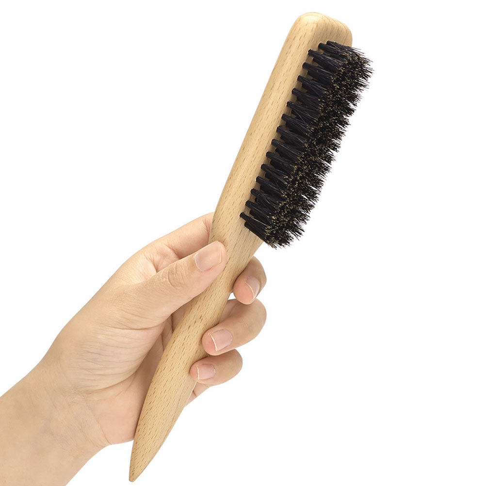 柔らかい毛の小さなひげブラシ。木製のハンドル。男性用。口ひげ - Men'S Grooming Brush のレビューと価格