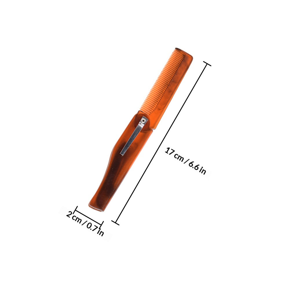折りたたみ式ヘアコーム男性用ポータブルポケットひげ櫛細歯スタ - Grooming Men'S Hair のレビューと価格