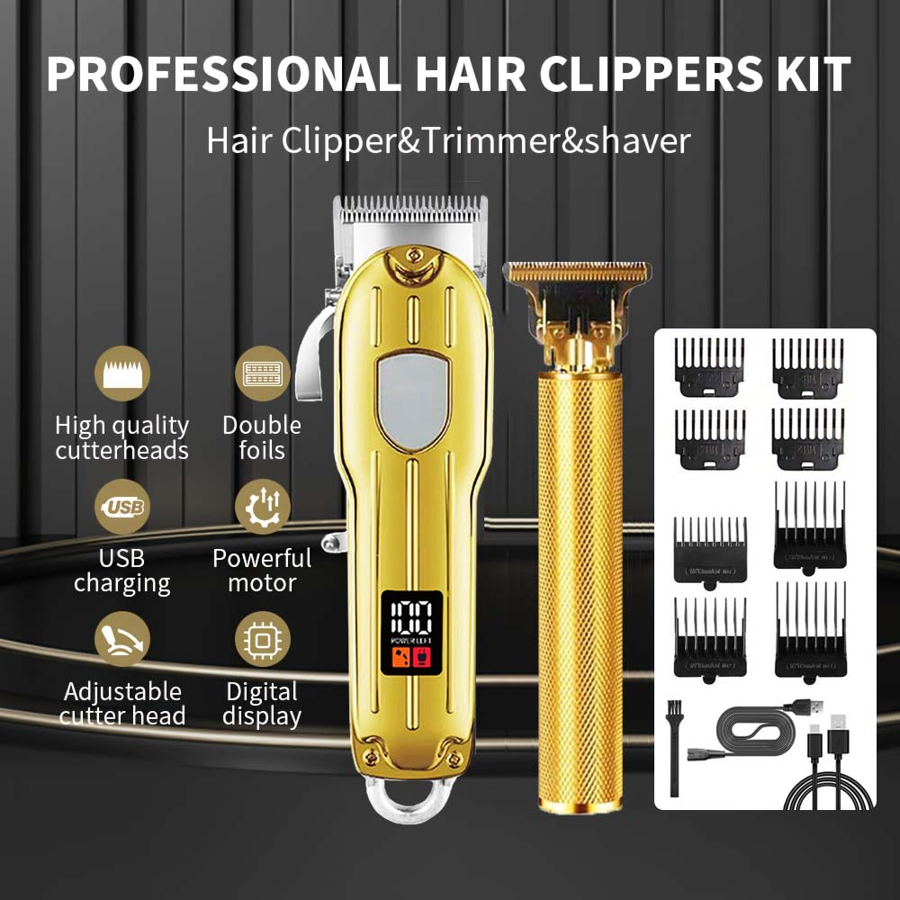 2 in 1電動バリカン＆T字型トリマーセット（男性用）-コ - Men'S Grooming Guide のレビューと価格