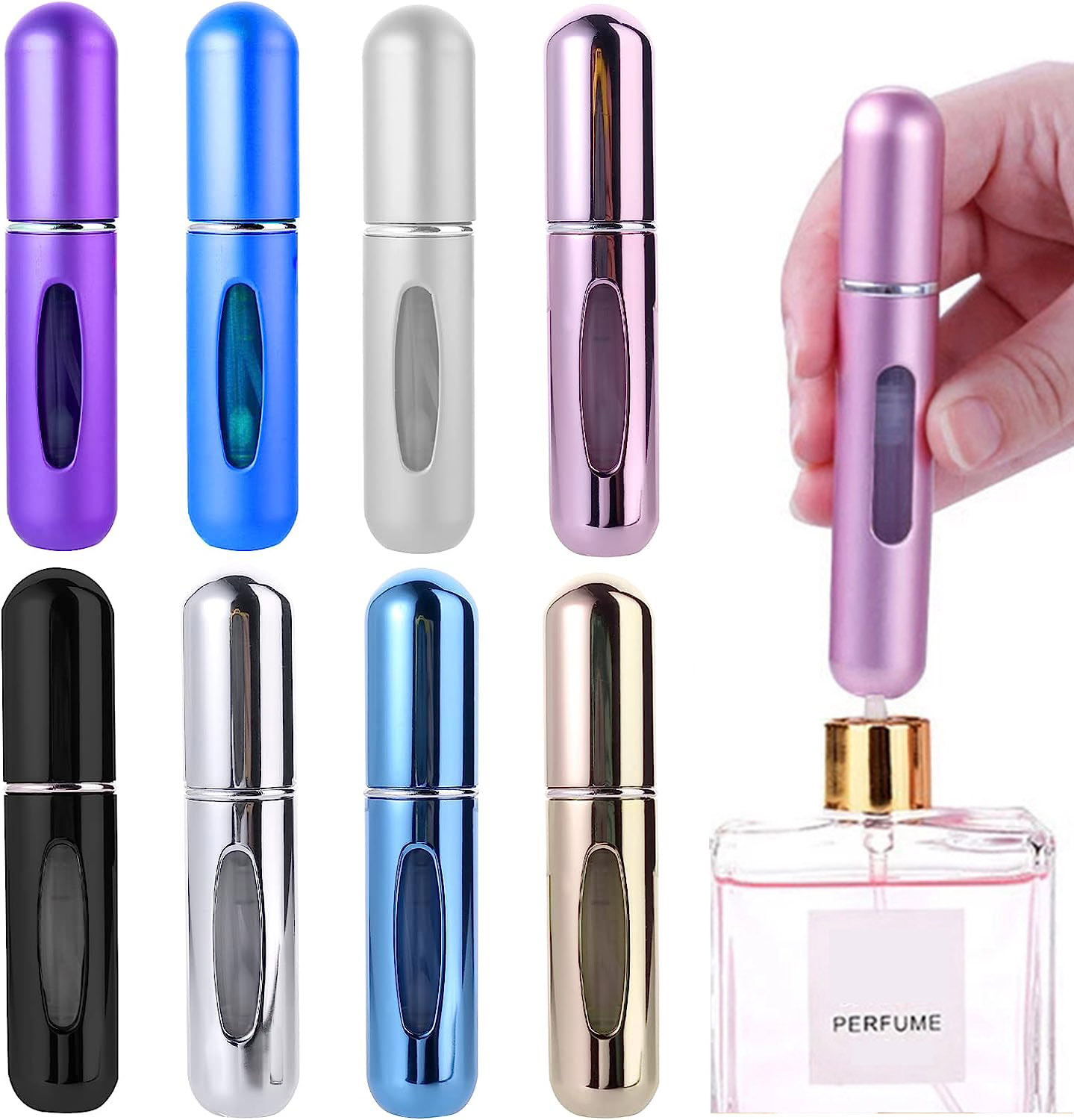詰め替え可能なミニ香水瓶,ポータブル化粧品スプレーボトル,ス - Cologne Spray Bottle のレビューと価格