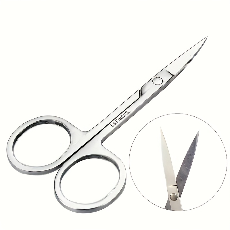 1/3 個の顔の毛小型グルーミングはさみ男性女性用眉毛鼻毛口 - Men'S Grooming Eyebrow Trimming のレビューと価格