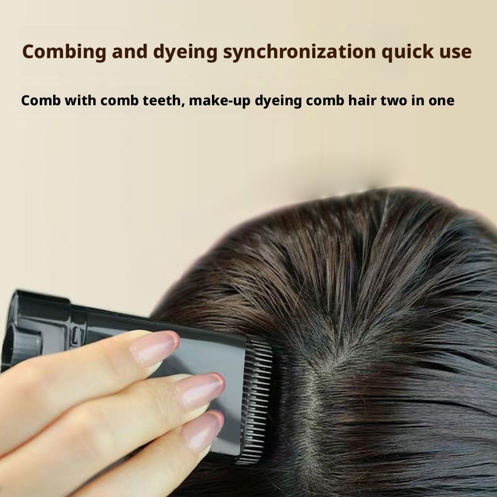 2in1インスタントヘアカラースティック、携帯用カラータッチ - Men'S Grooming Brush のレビューと価格