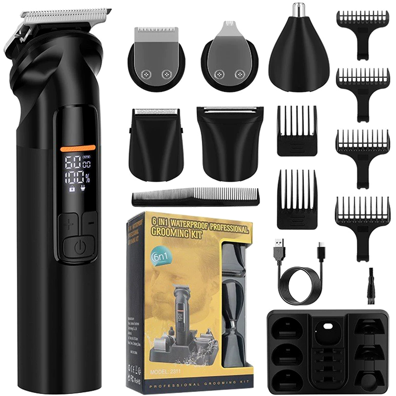 メンズボディヘアトリマー 4 in 1 IPX6防水 陰部＆ - Men'S Grooming Hair And Body Wash のレビューと価格