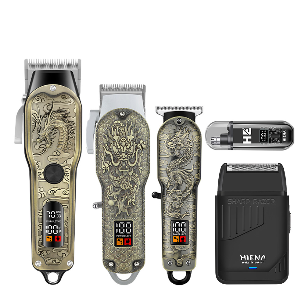 HIENA 5個入りプロフェッショナルヘアクリッパー メンズ - Men'S Grooming Products のレビューと価格