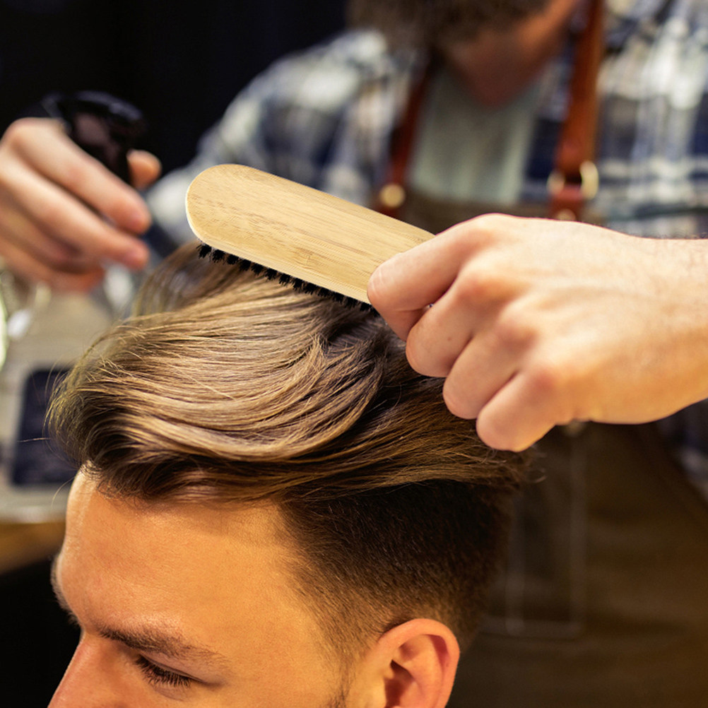 猪毛の髭ブラシ 男性用 口ひげグルーミングツール 木製ハンド - Men'S Grooming Brush のレビューと価格