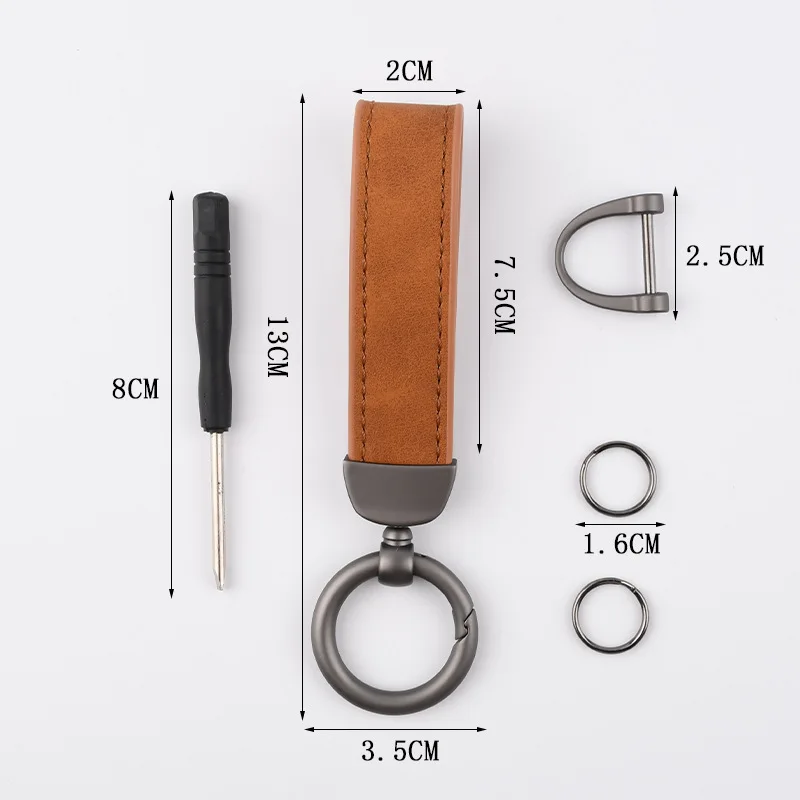 1 個無料レーザーカスタムヌバックレザーキーホルダーパーソナ - Men'S Grooming Company のレビューと価格