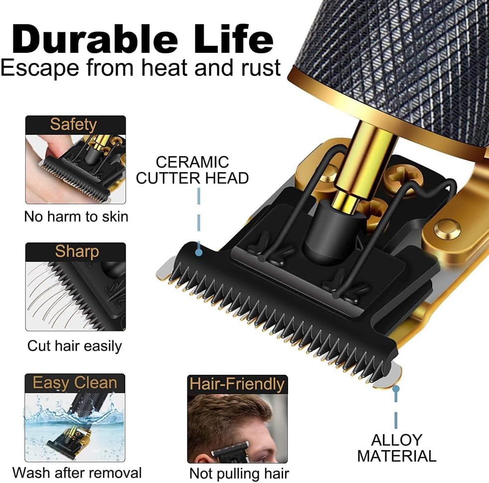 USB充電式コードレス電動ヘアクリッパー、LCDスクリーン付 - Men'S Grooming Guide のレビューと価格