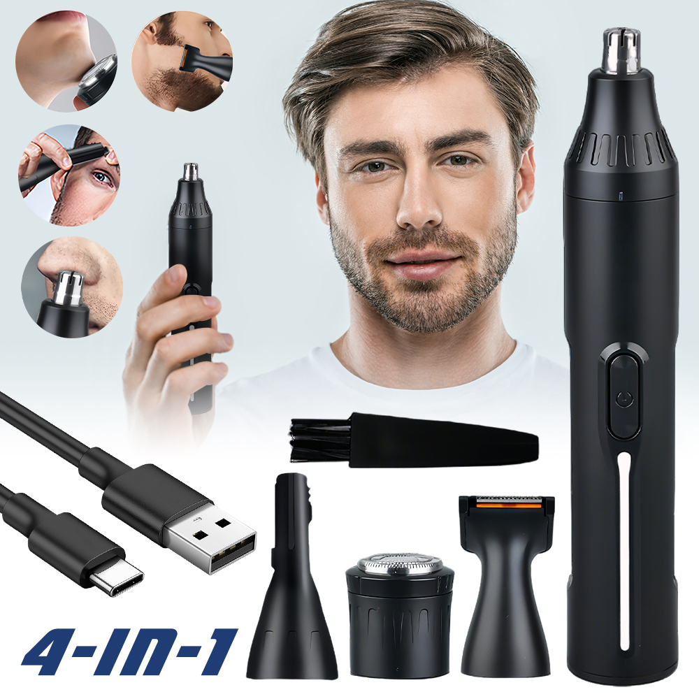 ポータブル4in1メンズフェイシャルグルーミングキット、US - Men'S Grooming Eyebrow Trimming のレビューと価格
