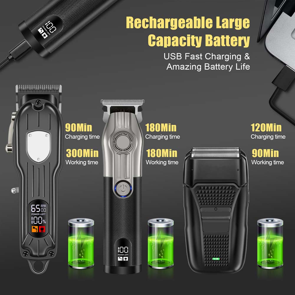 男性用プロフェッショナルバリカンセット - コードレストリマ - Men'S Grooming Brush のレビューと価格