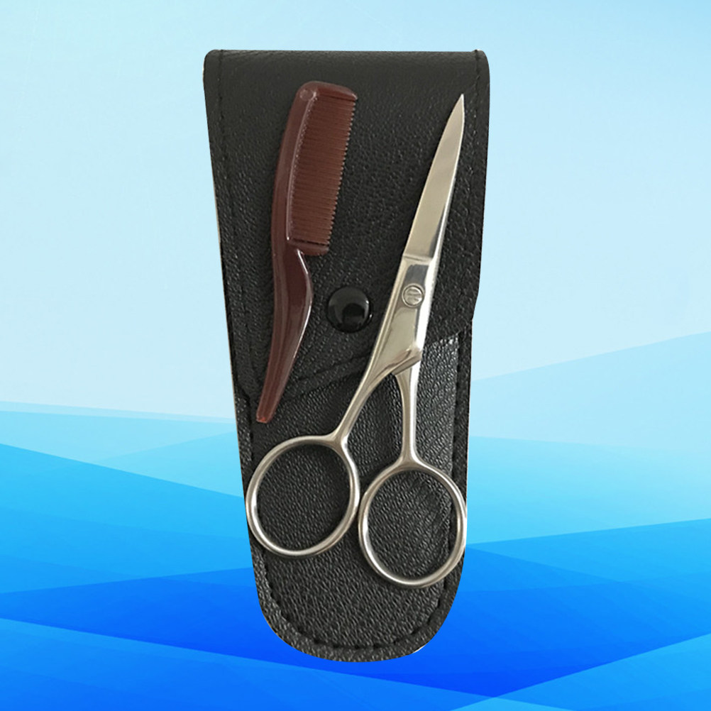 1セット プロ仕様 ステンレス製 ひげトリミングハサミ 男性 - Men'S Grooming Eyebrow Trimming のレビューと価格
