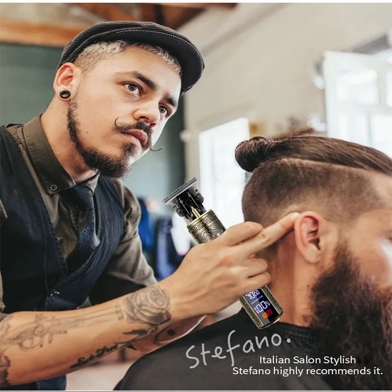 ポータブルヘアカットクリッパー USB急速充電 ゼロギャップ - Men'S Grooming Products のレビューと価格